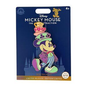 Disney Parks Mickey Mouse Main Attraction Mad Tea Party Limited Release Pin